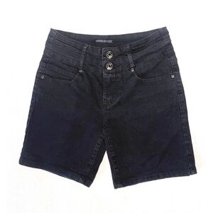 Classic Mid-Rise Denim Shorts